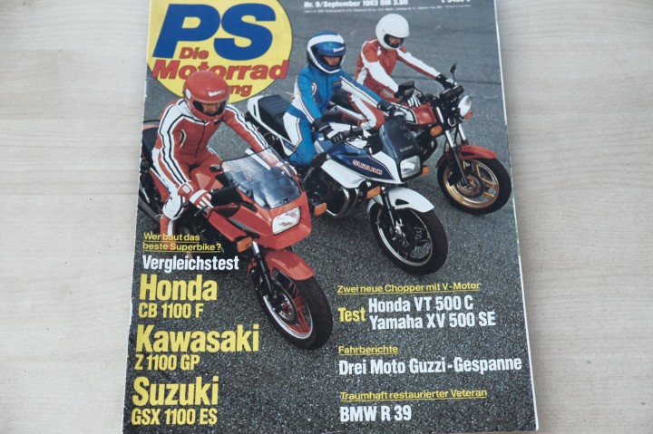 Deckblatt PS Sport Motorrad (09/1983)